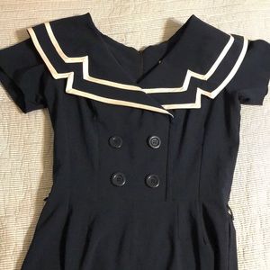 Bettie Page Pinup Sailor Dress
